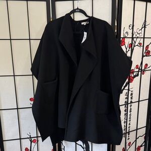 LOFT Wool Blend Cape with Pockets NWT